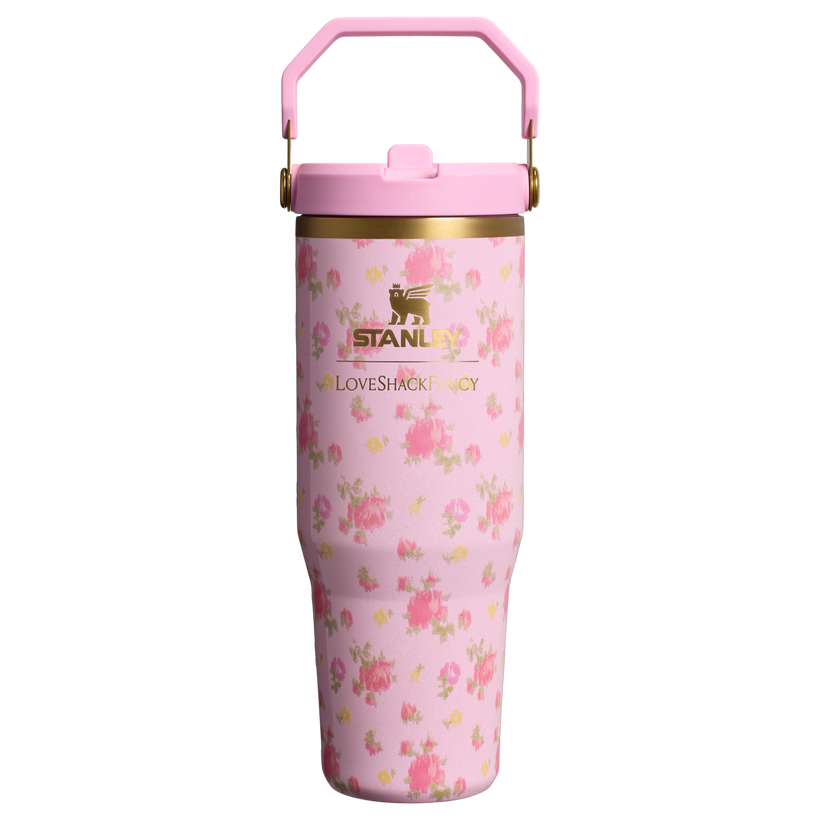Stanley 1913 x LoveShackFancy IceFlow™ Flip Straw Tumbler - Easy Kitchen Pour