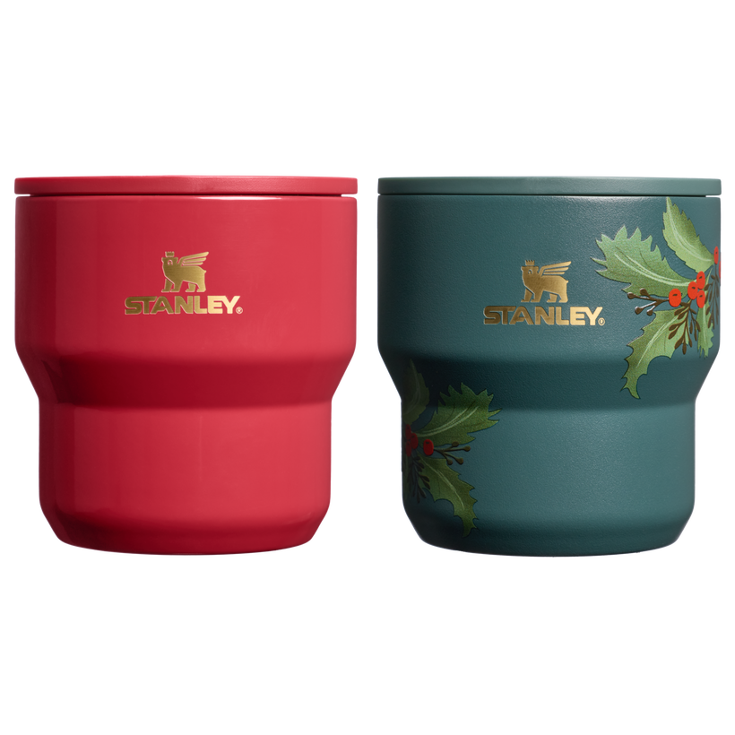 The Cheers & Cheer Stay-Hot Stacking Cup 2-Piece Set - Clean Pantry Hosting