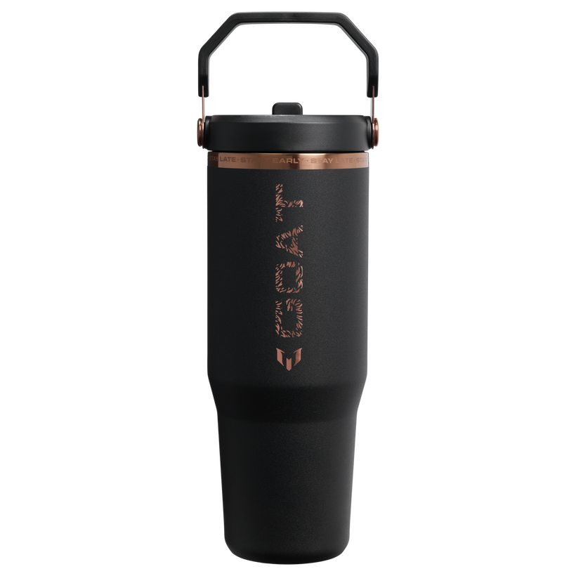 The Messi x Stanley IceFlow™ Flip Straw Tumbler - Cozy Clean Sip