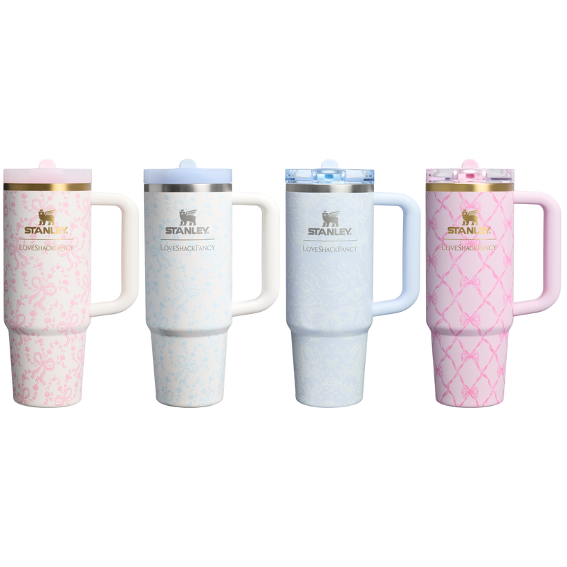Stanley 1913 x LoveShackFancy Holiday The Quencher ProTour Set 4-pack - Travel Hosting Sip